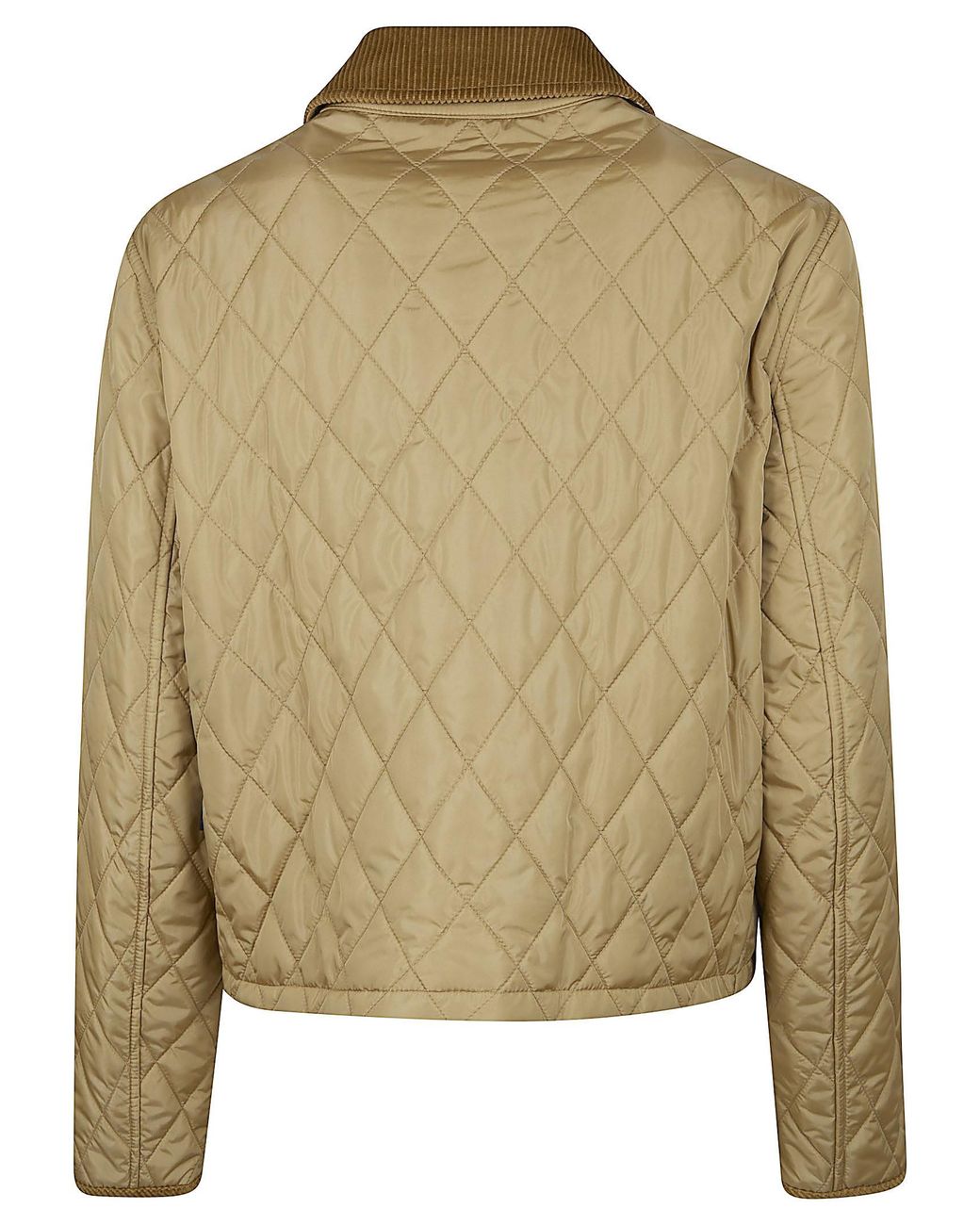 Burberry Natural Quilted Crop Jacket