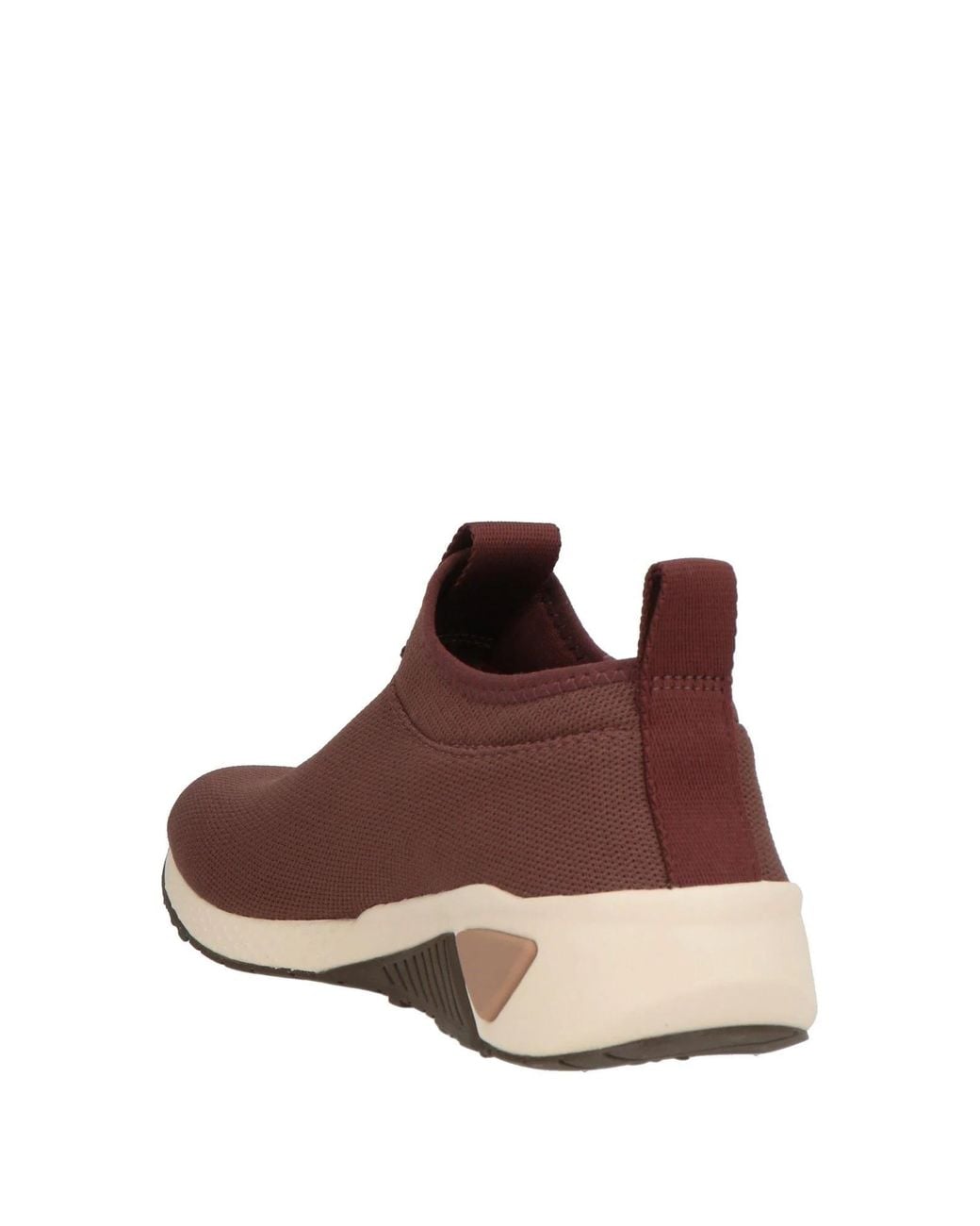DIESEL Brown Minimalist Sock-Style Sneakers