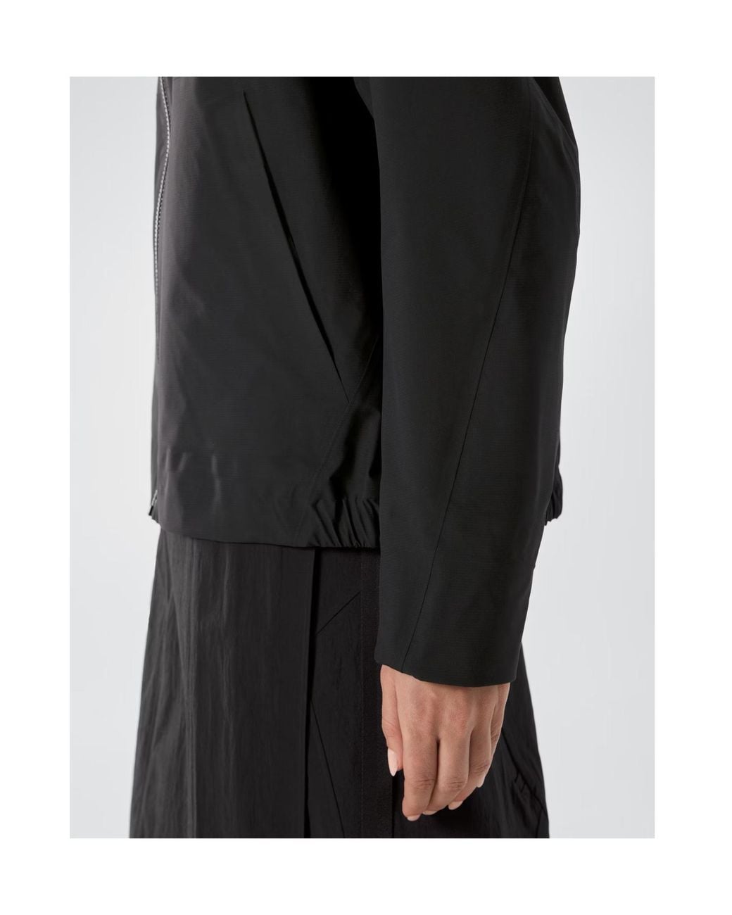 Veilance Black Asset Sl Hooded Jacket