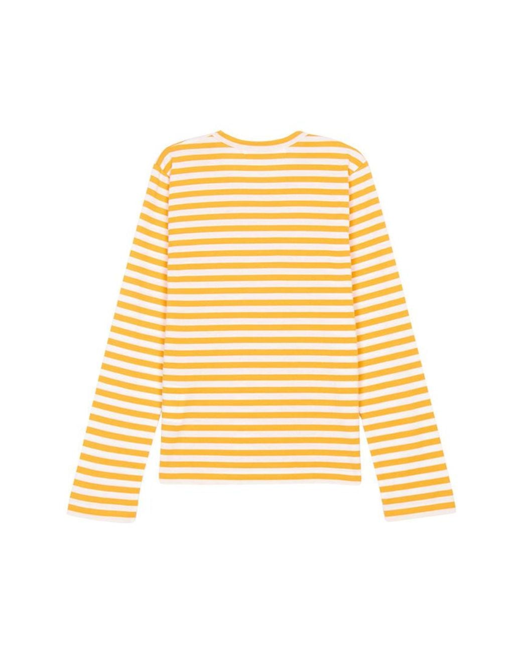 Comme des Garçons Yellow Long-Sleeved T-Shirt