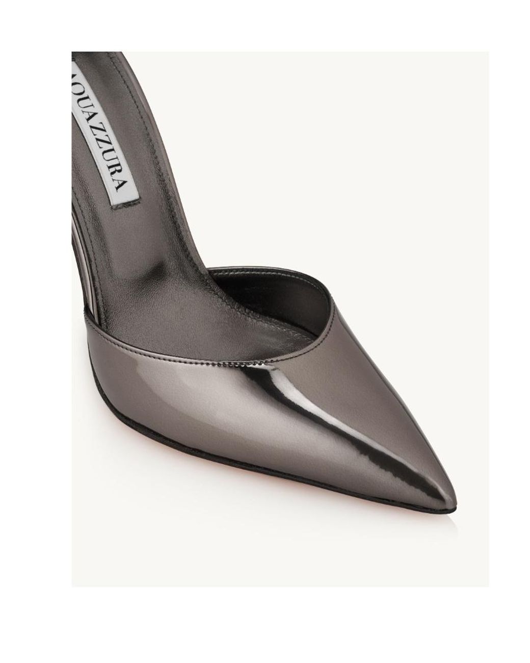 Aquazzura White Comet Pointed-Toe Pumps