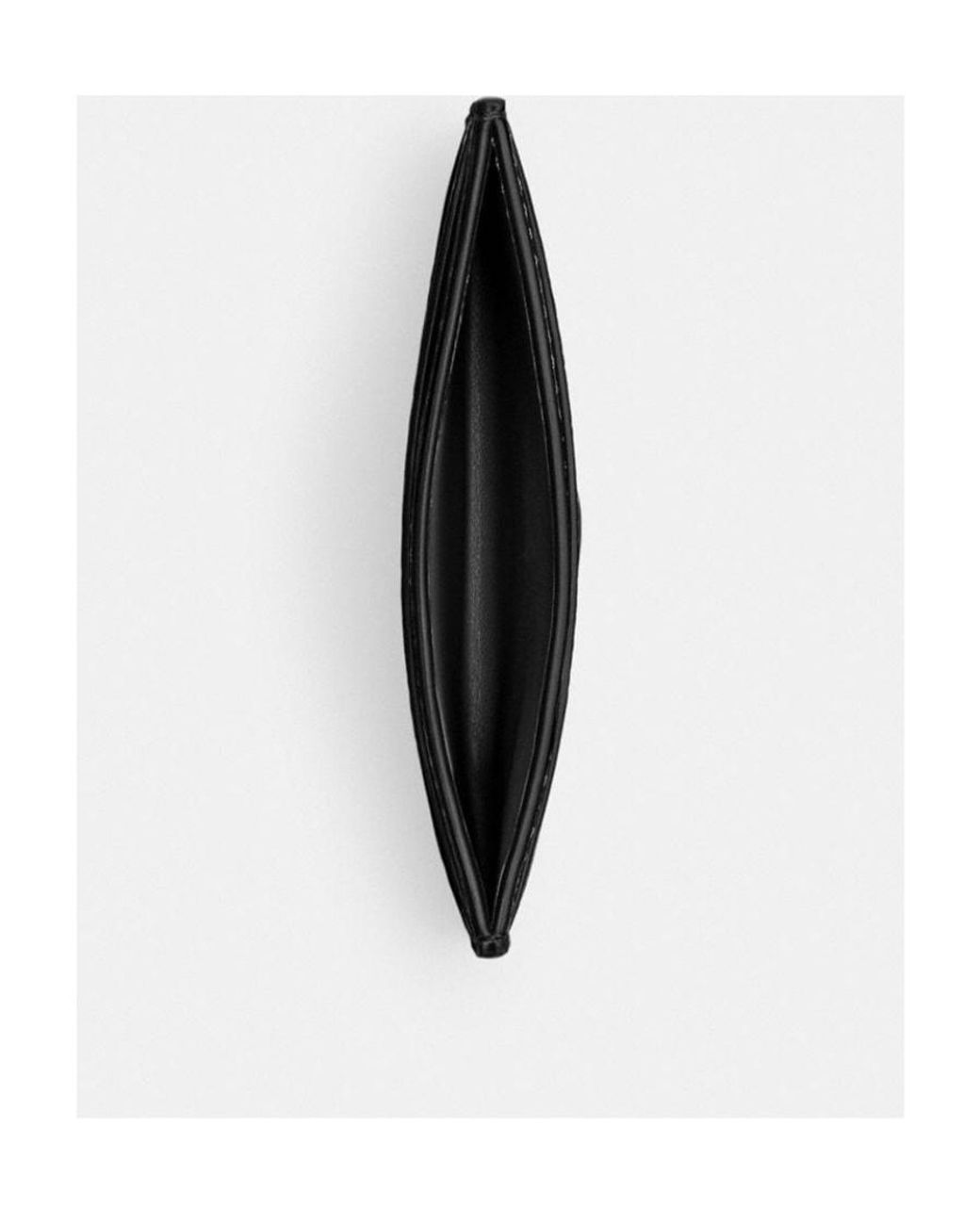 COACH Black Logo Card Bag