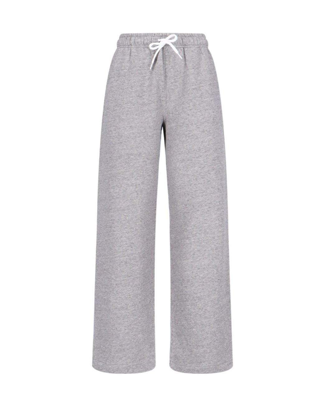 Polo Ralph Lauren Gray Ralph Lauren Wide-Leg Sweatpants
