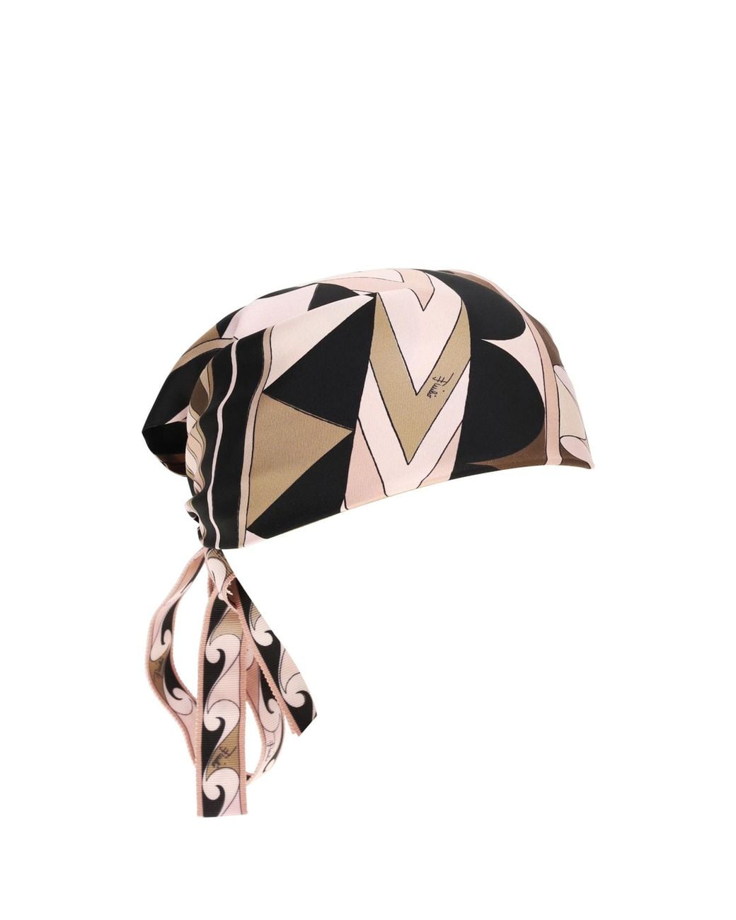 Emilio Pucci Multicolor Pucci Vivara Triangle Hair Scarf