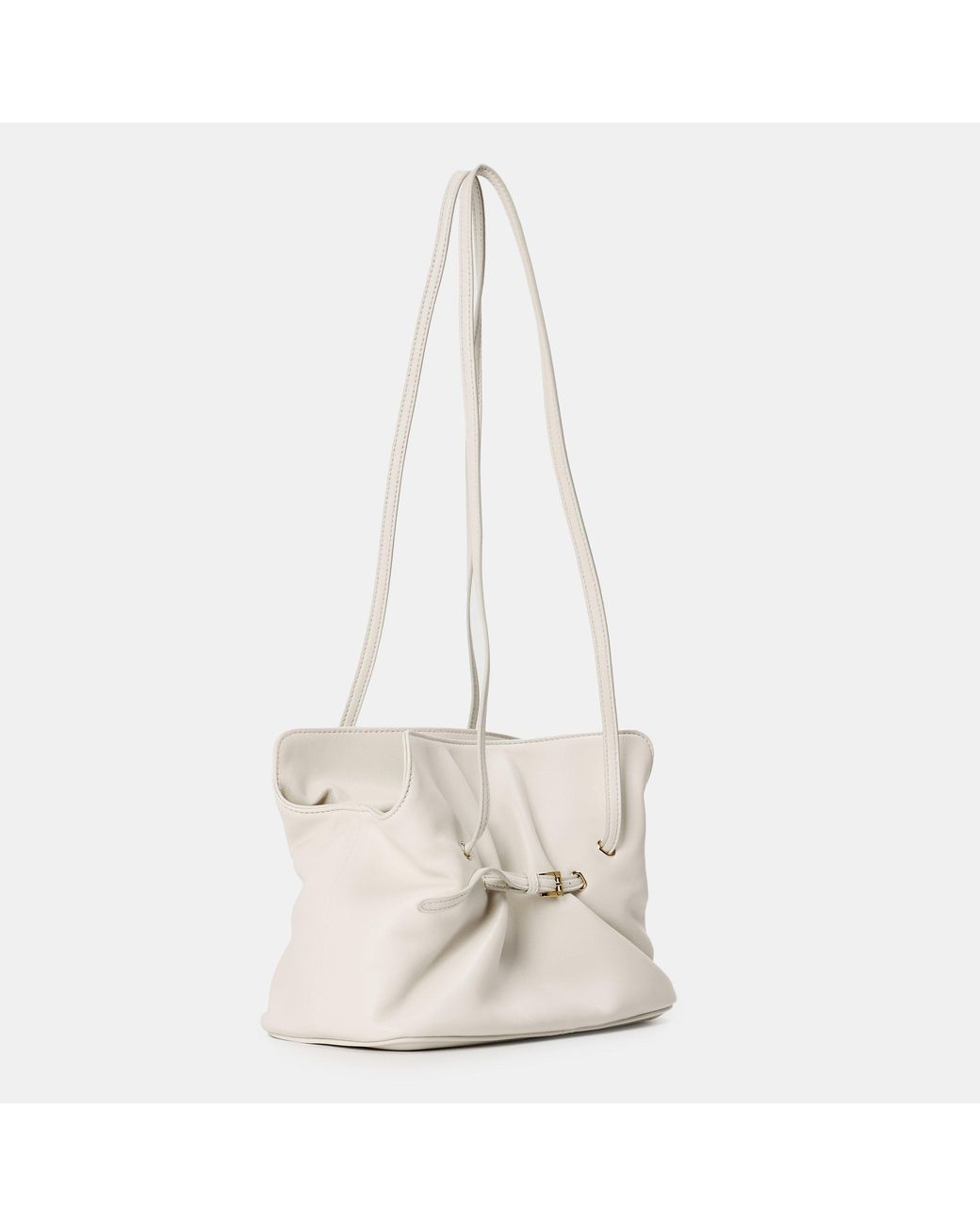 Prada White Dada Small Nappa Leather Bag