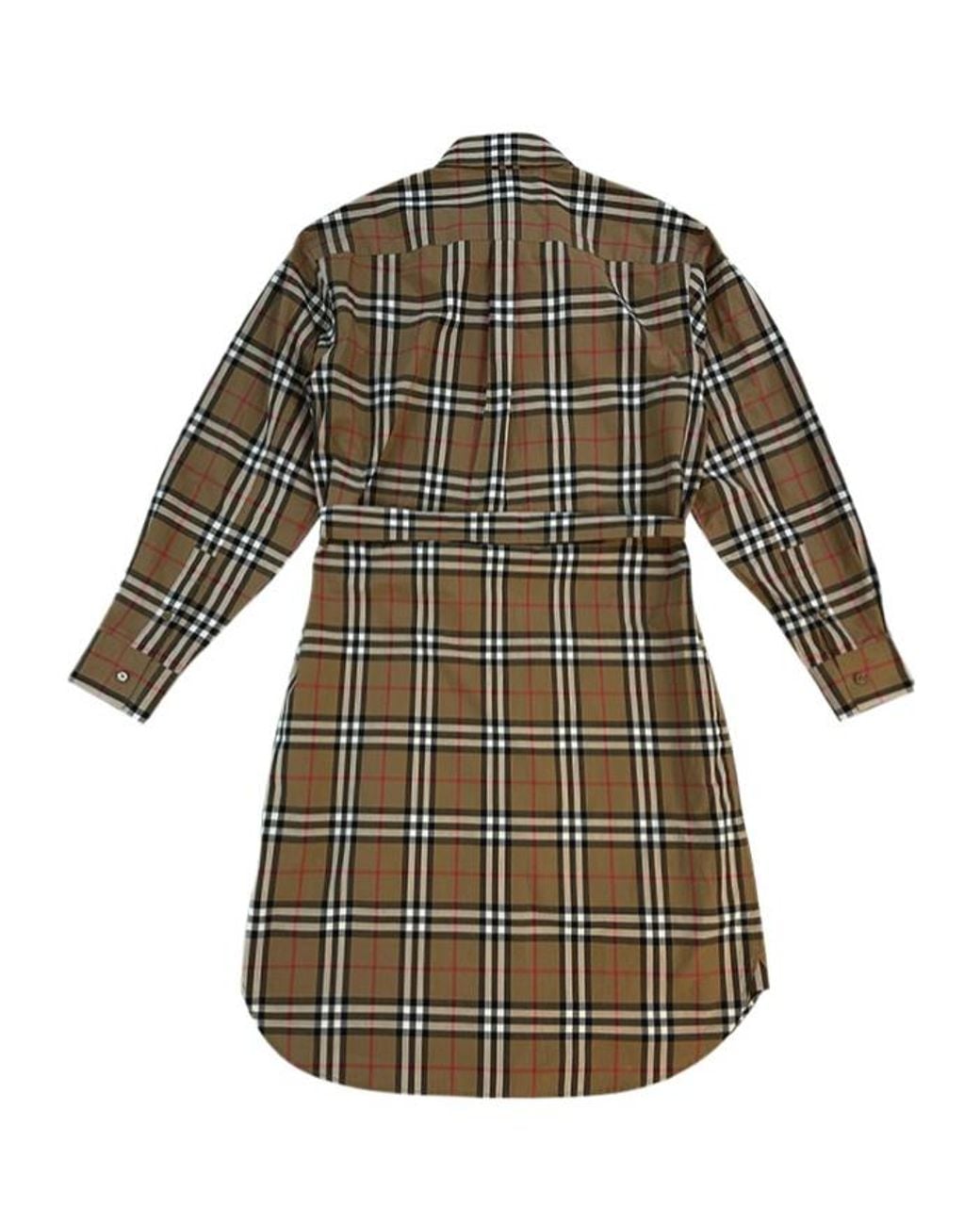 Burberry Multicolor Long Sleeve Dress