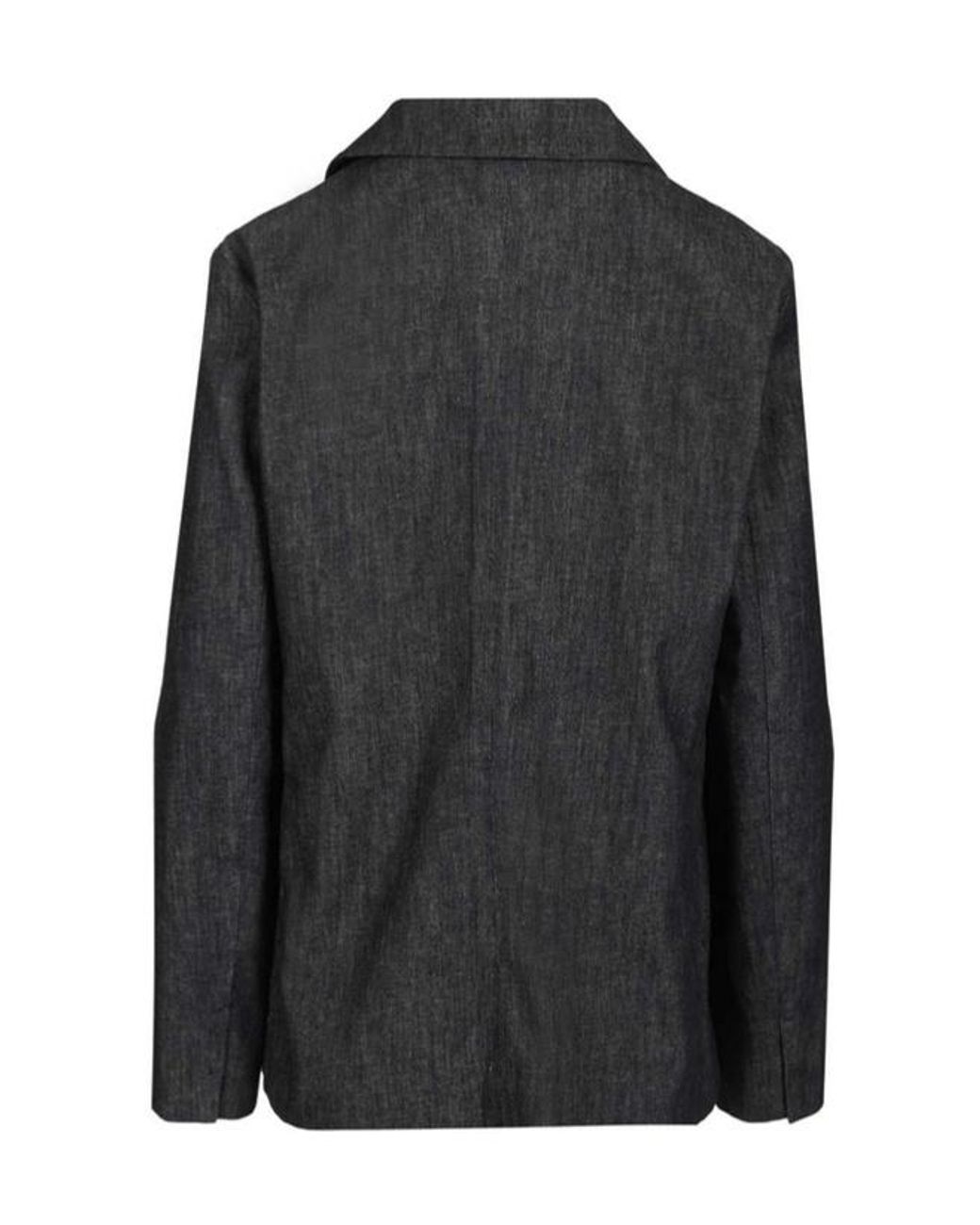 Max Mara Blue 'S Leone Single Breasted Denim Jacket