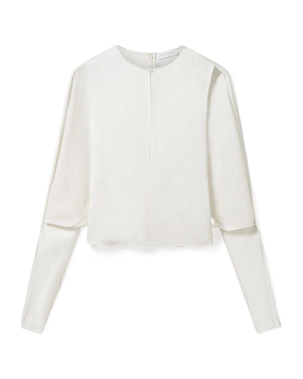 Stella McCartney White Cutout Detail Blouse