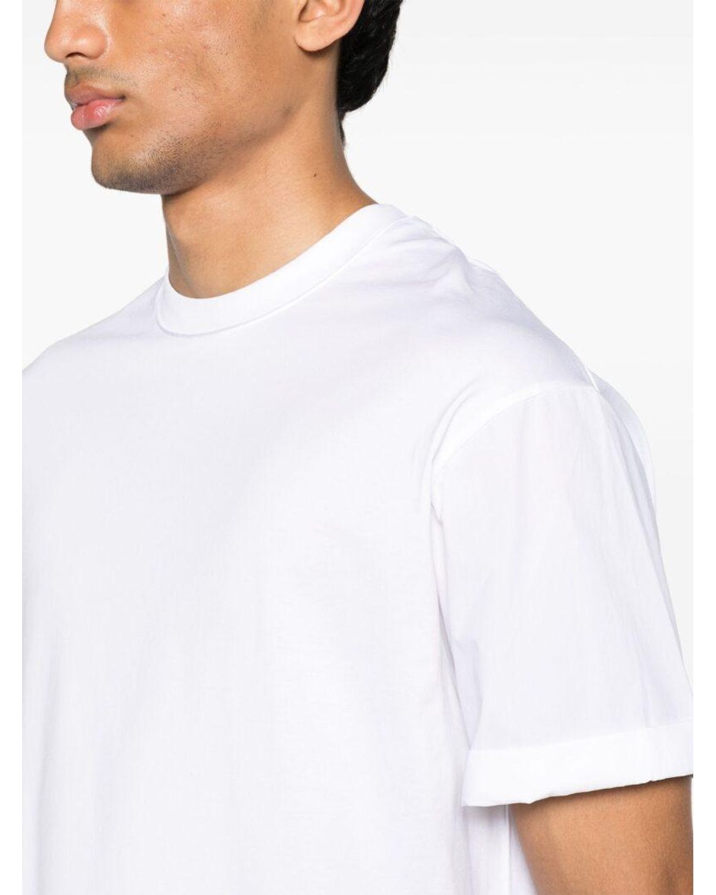 Neil Barrett White Short-Sleeved Crewneck T-Shirt for men