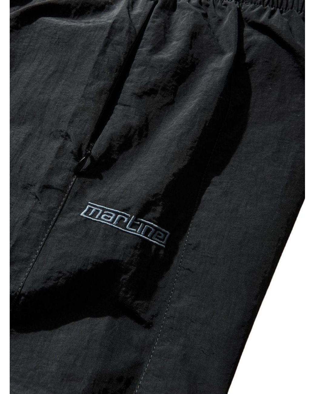 Martine Rose Black Panelled Track Pants for men