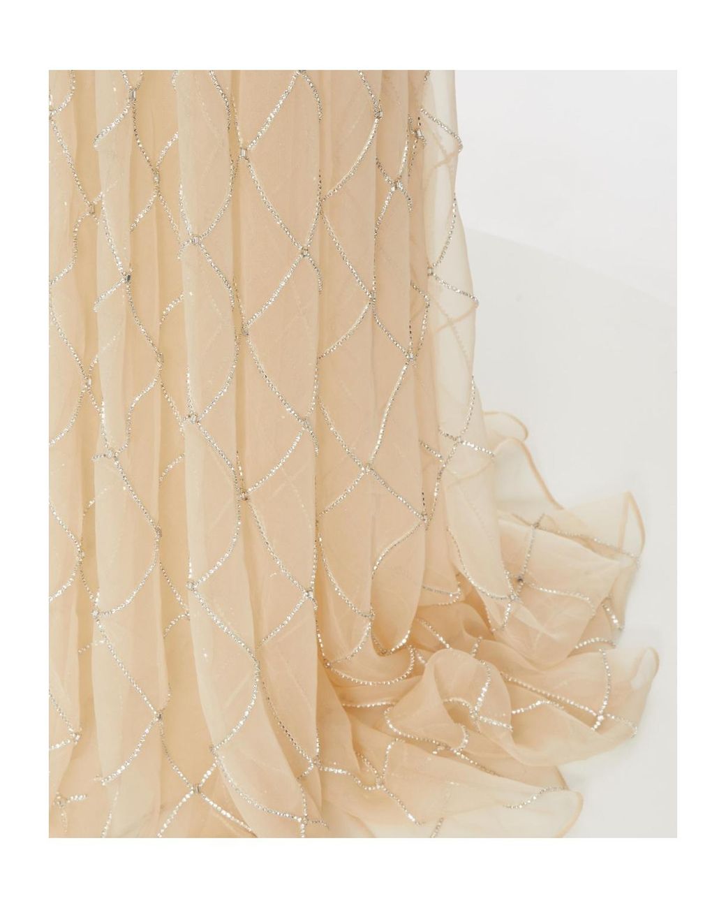 Valentino White Long-Sleeved Dress