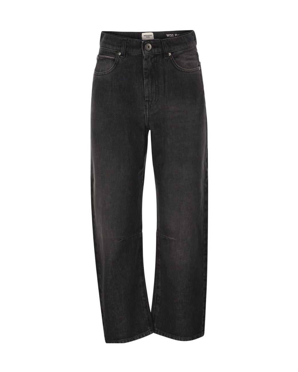 Weekend by Maxmara Black Wkdcaduca Wide-Leg Jeans