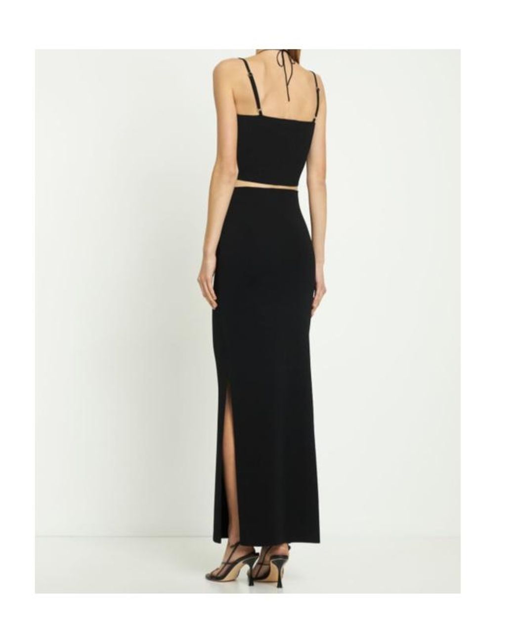 AYA MUSE Black Cutout Detail Dress