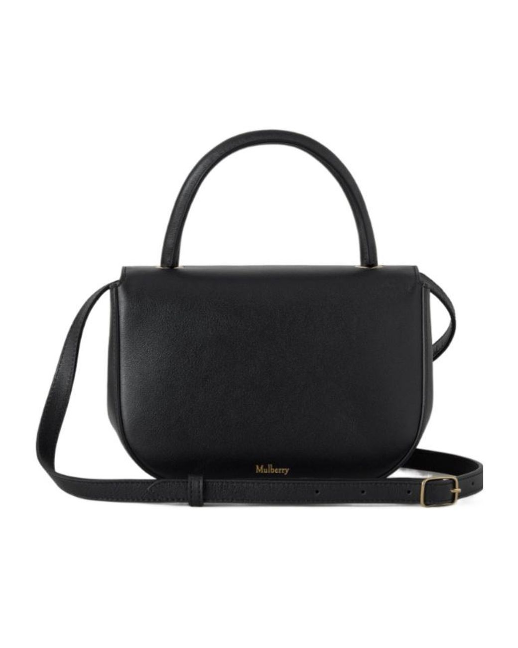 Mulberry Black Small Amberley Top Handle Bag