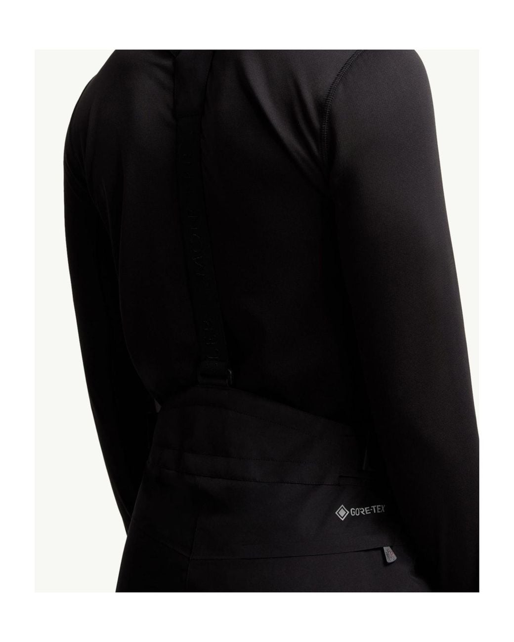Moncler Black Insulated Gore-Tex Ski Bibshorts for men