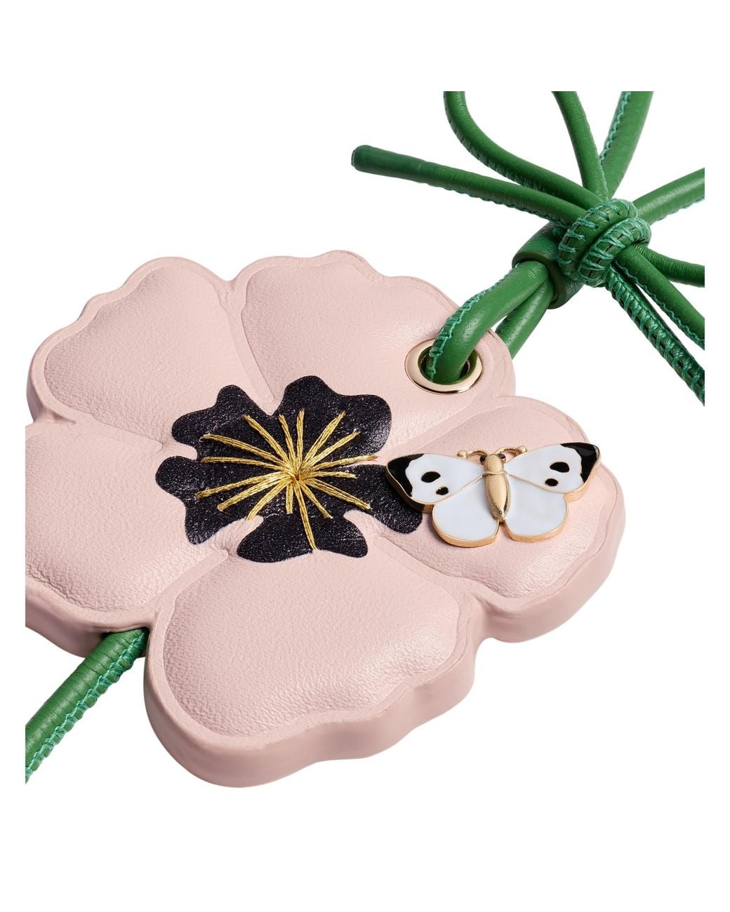 Dior White Blooms Bag Charm