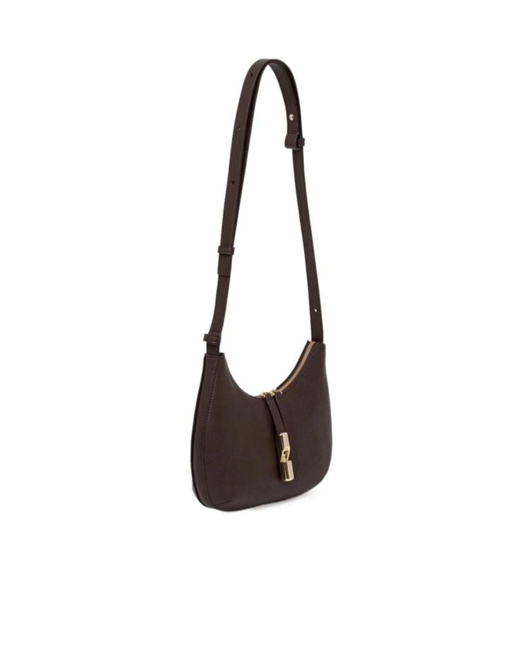 Furla White Goccia S Shoulder Bag