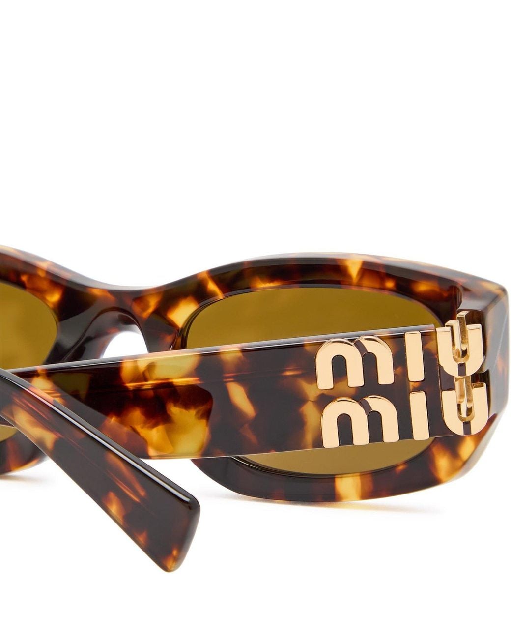 Miu Miu Multicolor Narrow Rectangular Sunglasses