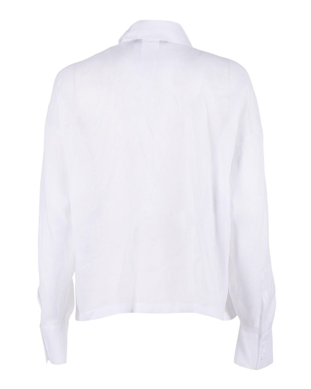 Max Mara White Studio Mstcali Embroidered Long Sleeved Shirt