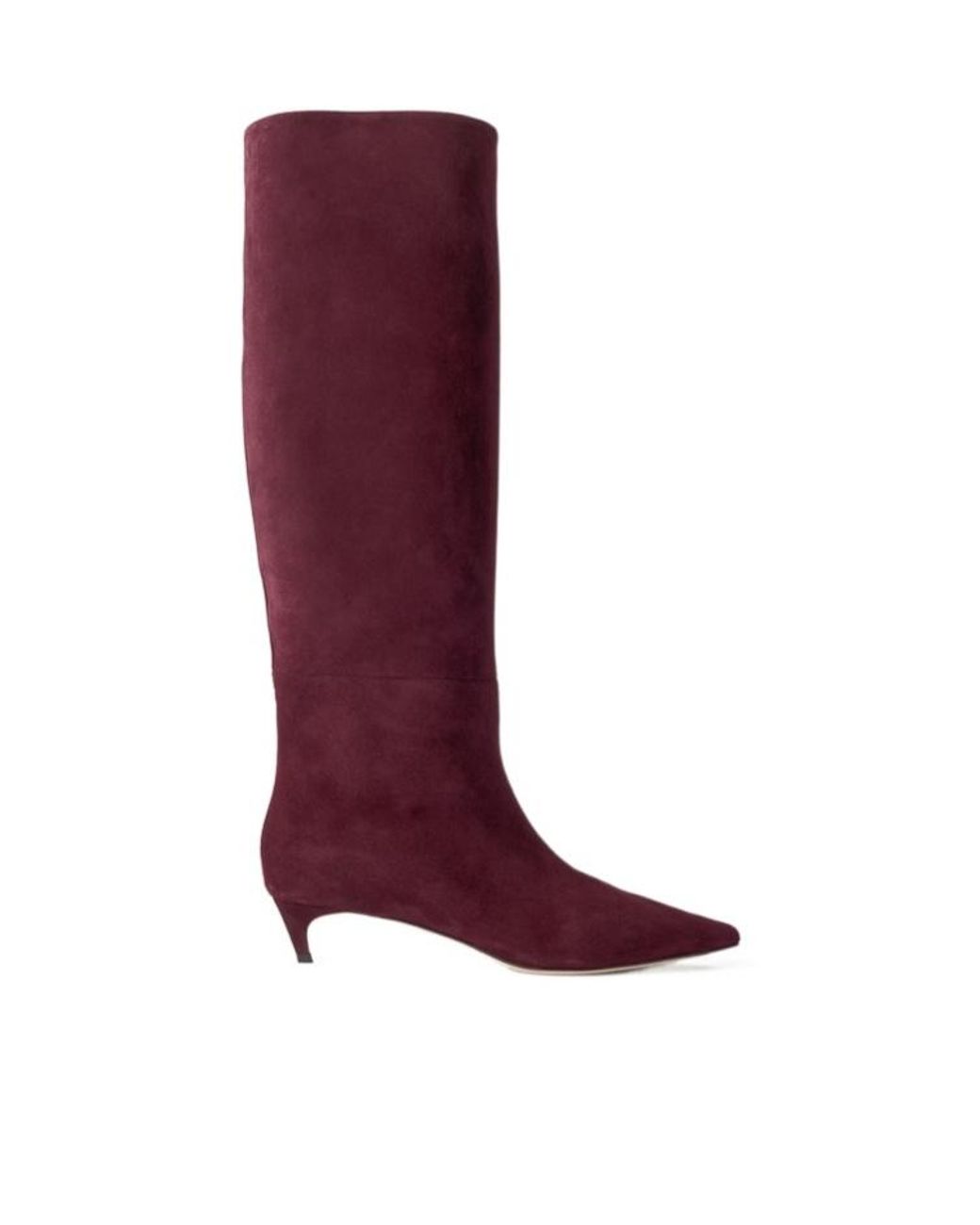Jimmy Choo Red Suede Knee Boots