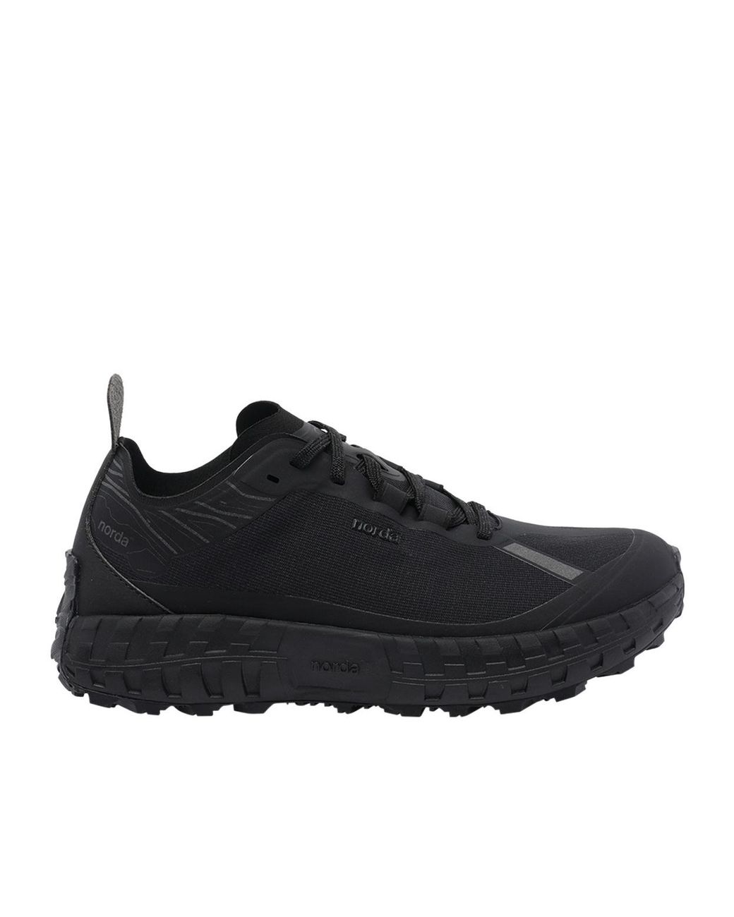 Norda Black 001A G Lace-Up Sneakers for men