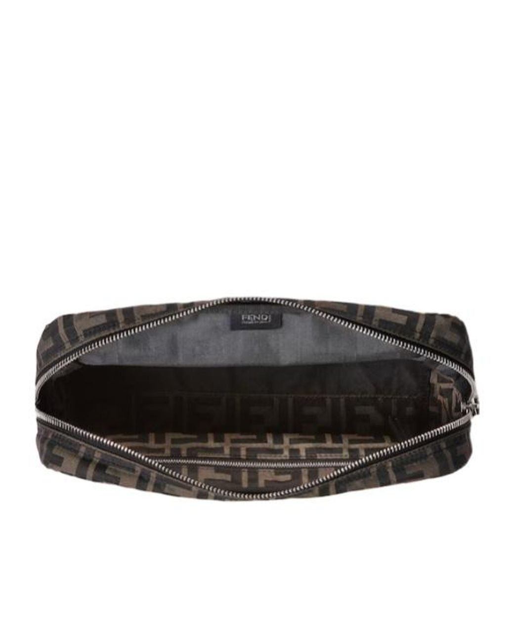 Fendi Black Monogram Medium Toiletry Case for men