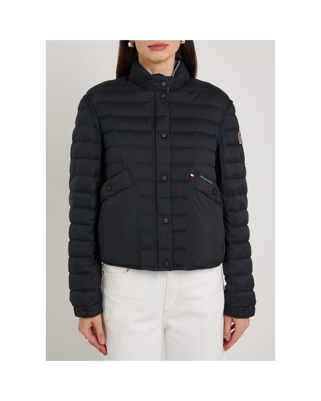Moncler Black Short Down Jacket