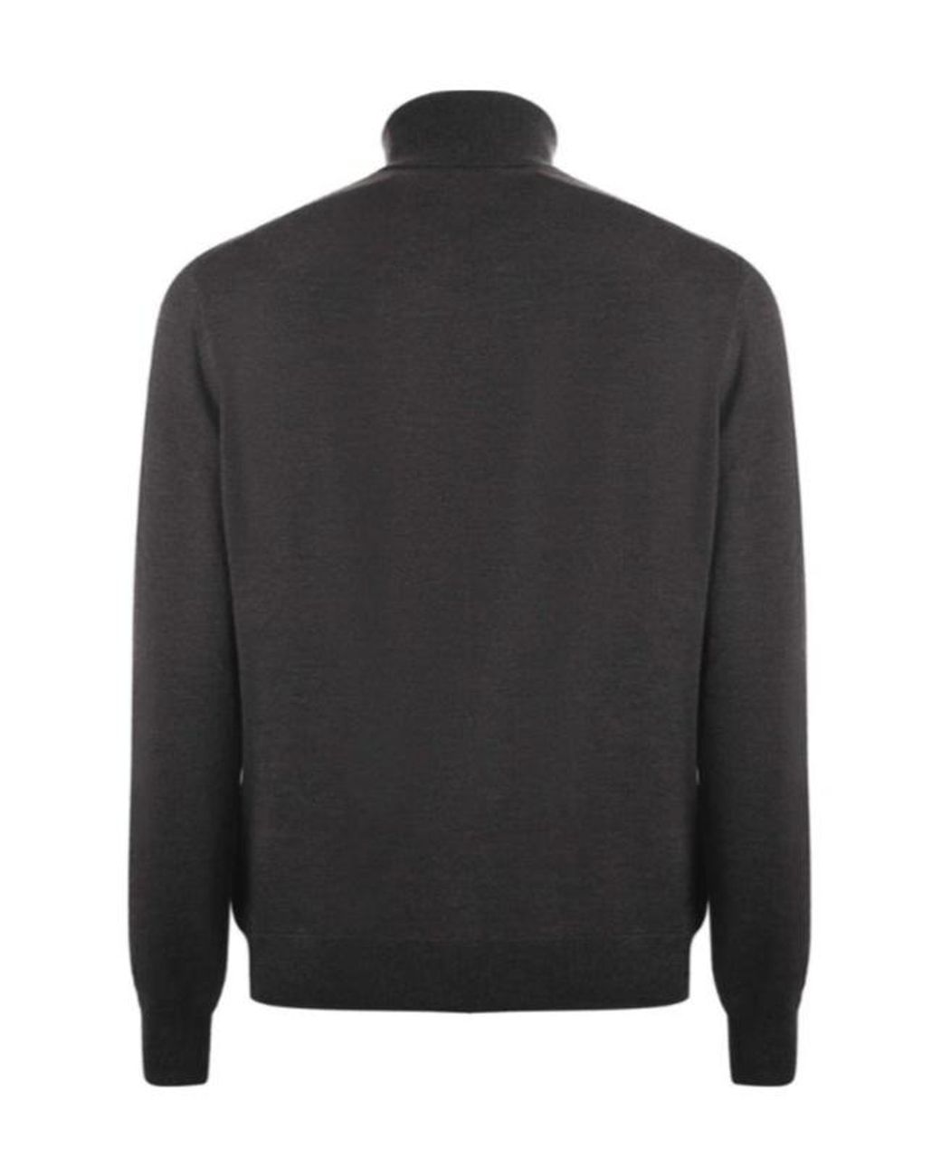 Tagliatore Black Miles Turtleneck Knitwear for men