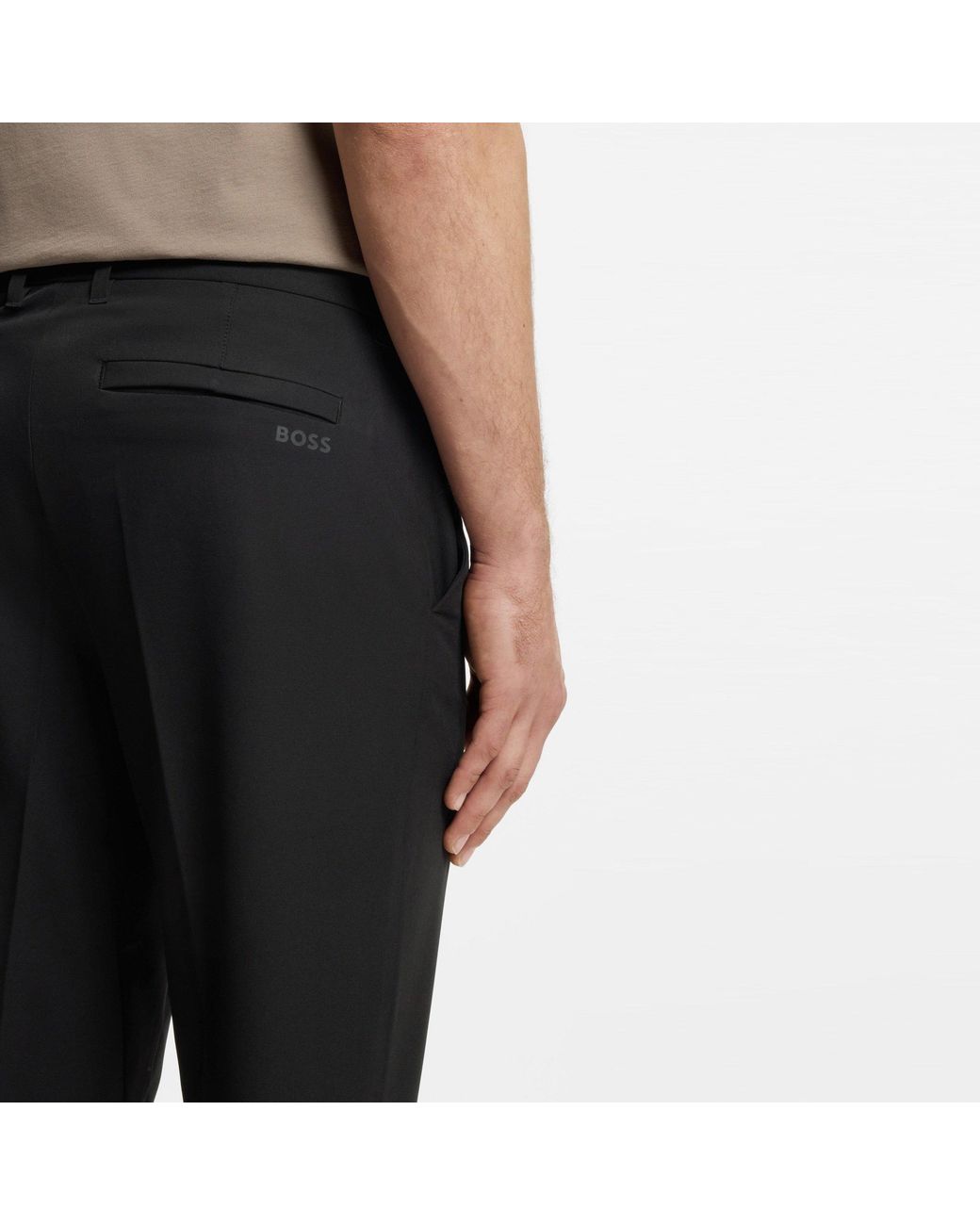 Boss Black Slim-Fit Tapered Dress Pants for men