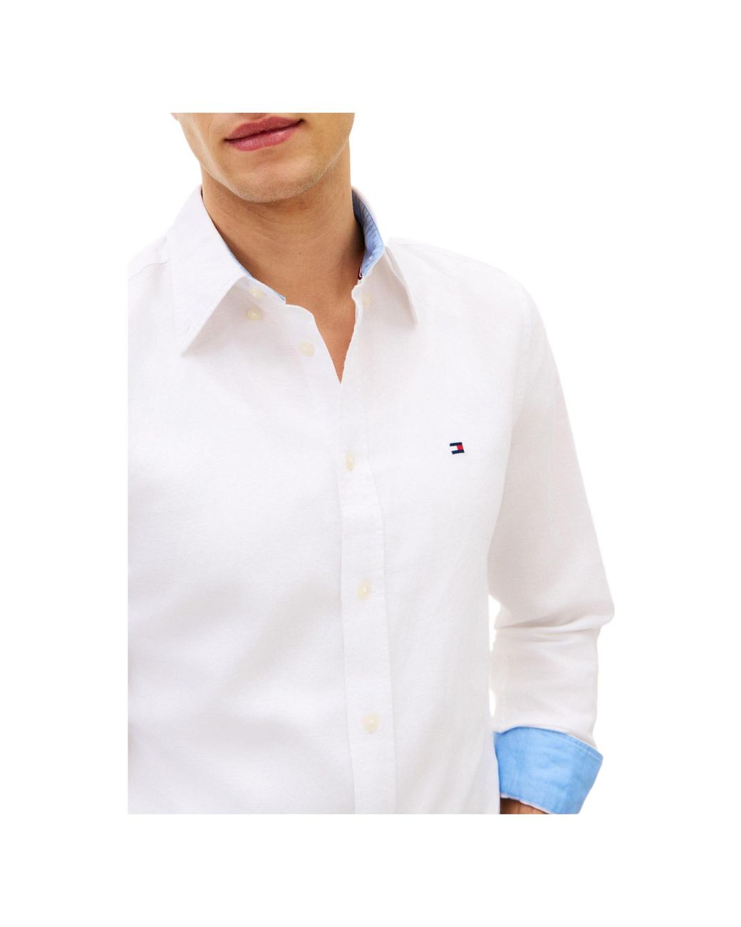Tommy Hilfiger White Long Sleeve Shirt for men
