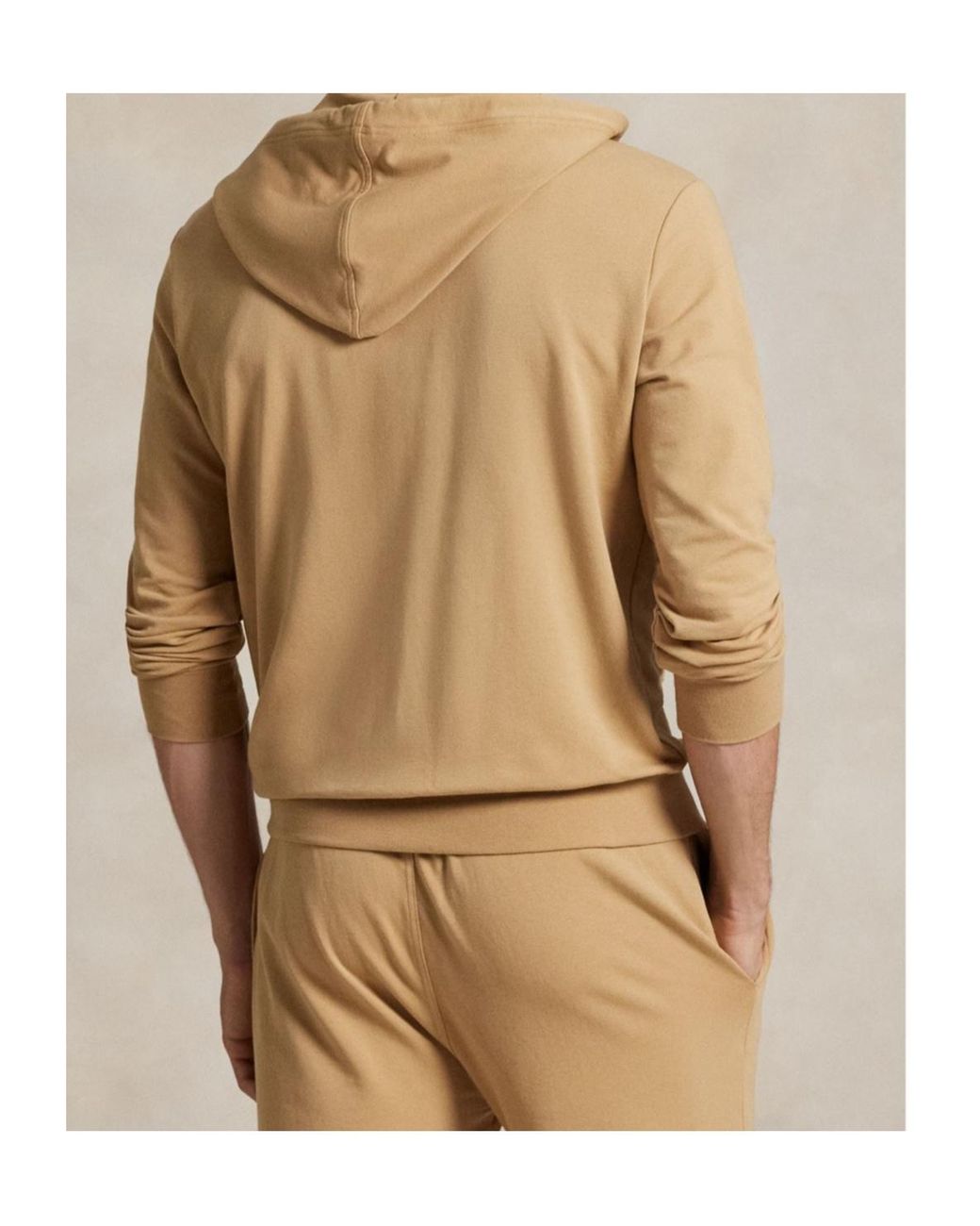 Polo Ralph Lauren Natural Full Zip Hooded Fleece for men