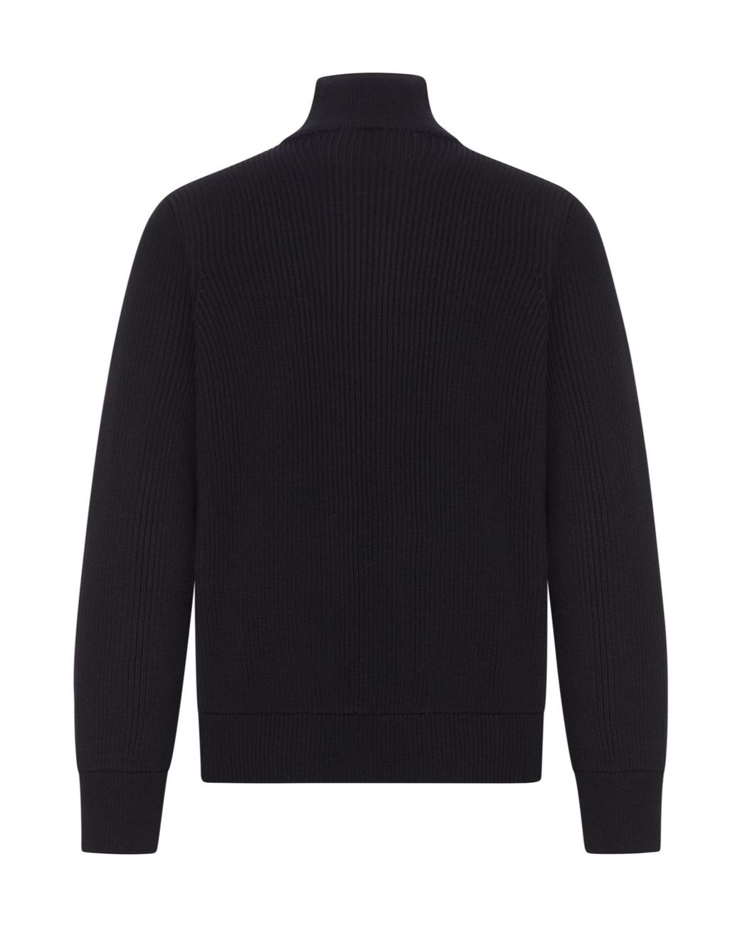 Roberto Collina Blue Ribbed Zip Cardigan for men