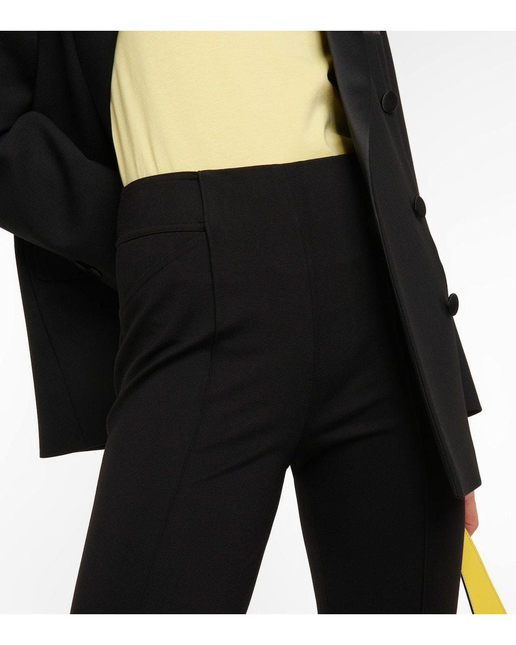 Dorothee Schumacher Black Emotional Essence High-Rise Flared Pants