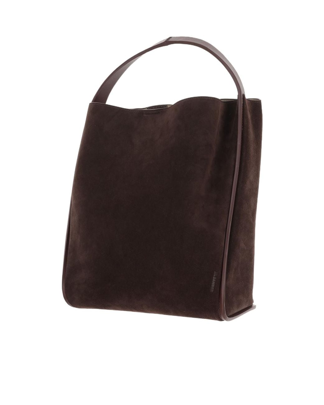 Jil Sander Black Suede Shoulder Bag