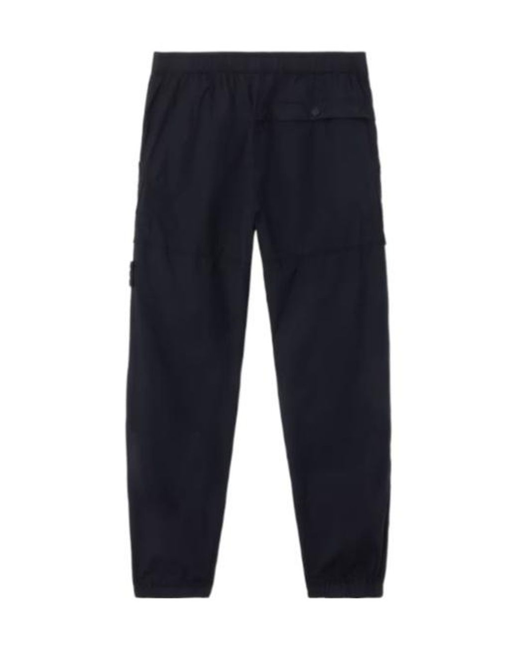 Stone Island Blue Compass-Badge Trousers for men