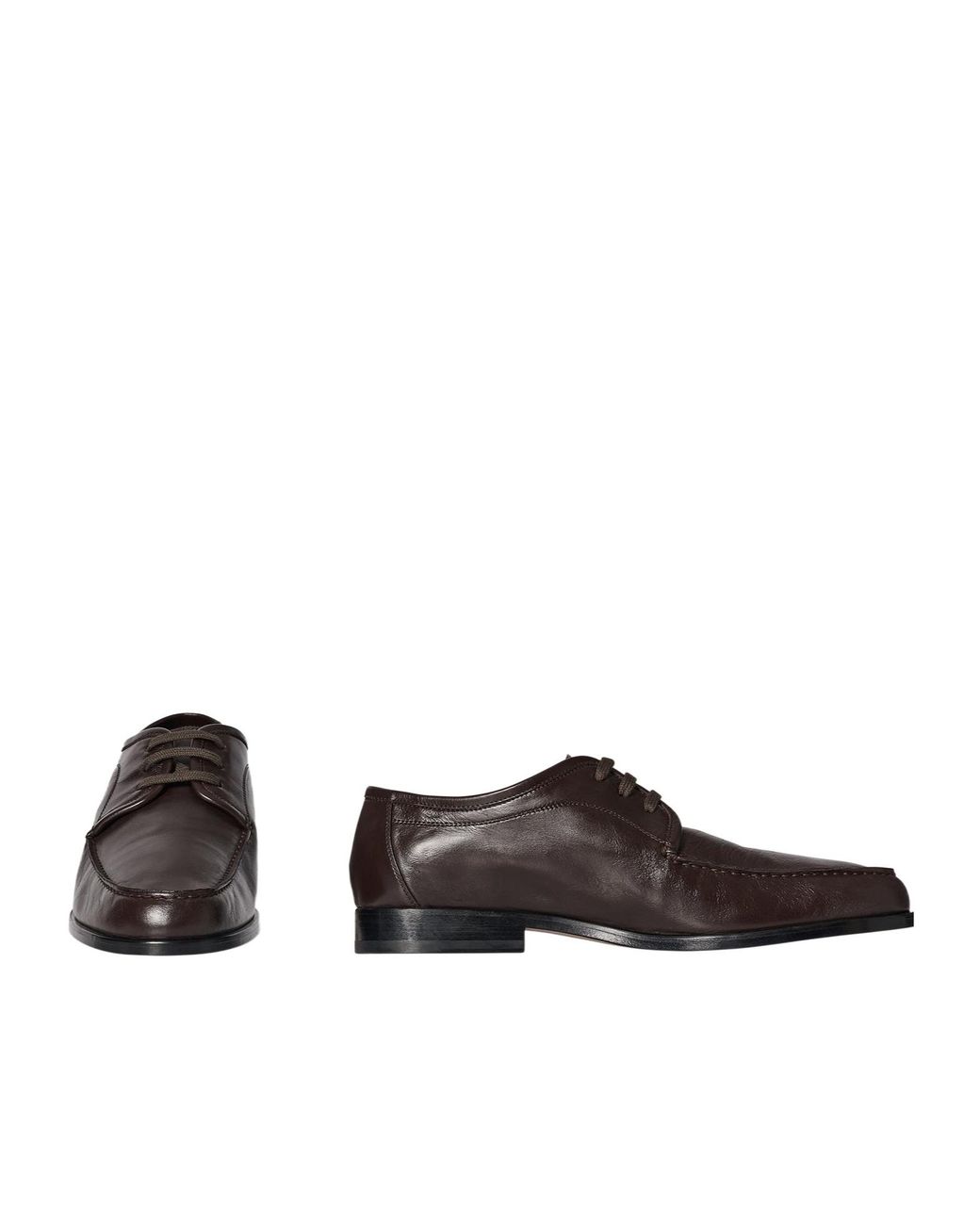 The Row Brown Nino Derby Shoes for men