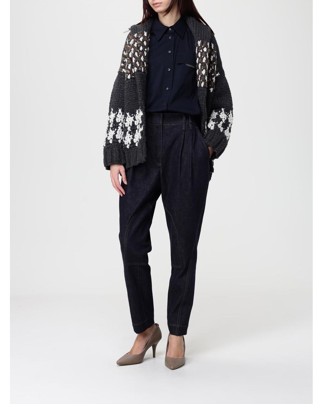 Brunello Cucinelli Black Cardigans