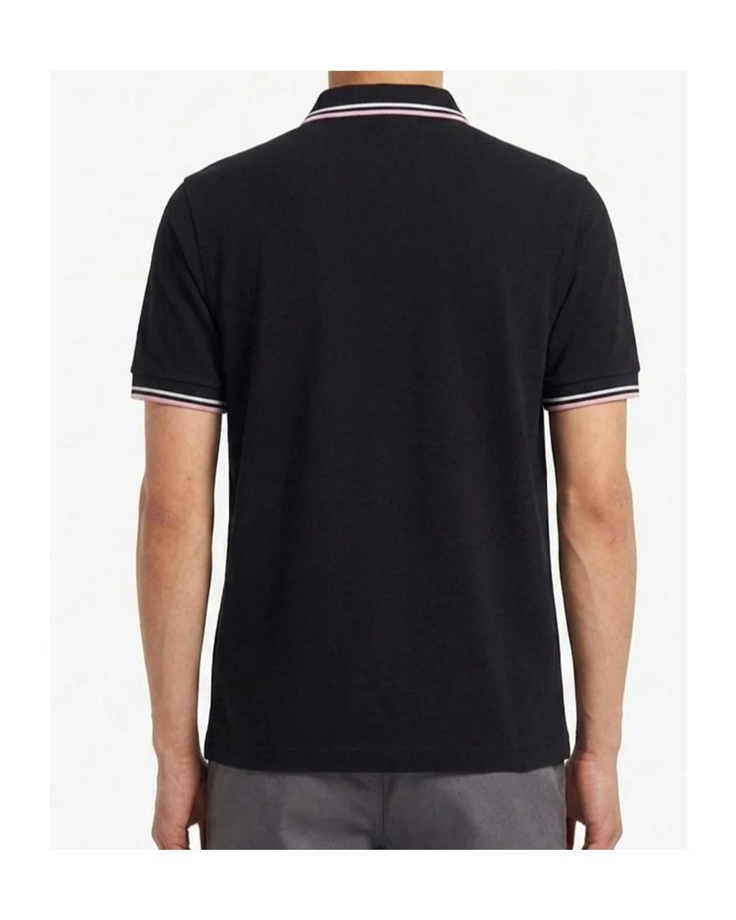 Comme des Garçons Black Comme Des Garçons Shirt X Fred Perry Short-Sleeved Polo Shirt for men