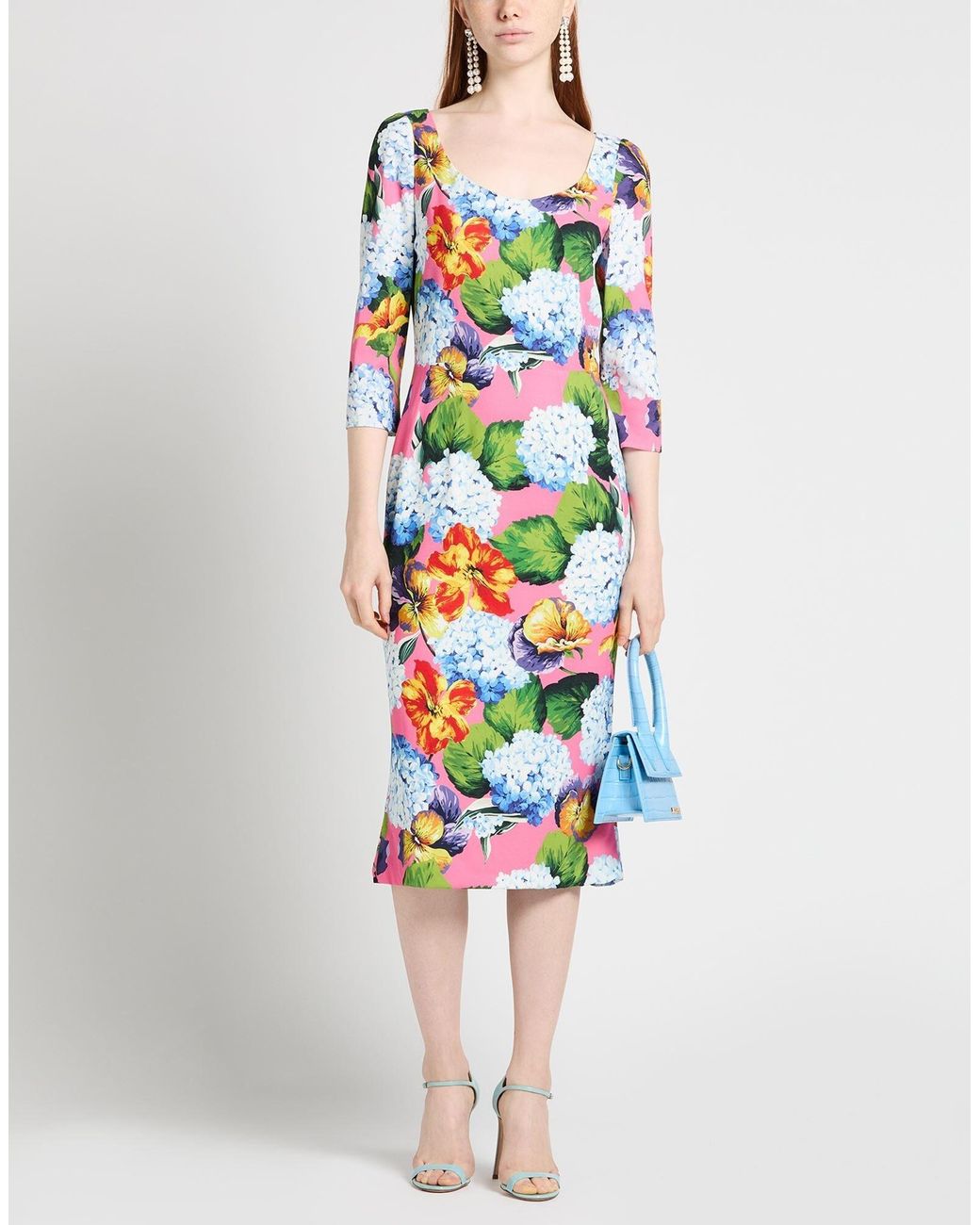 Dolce & Gabbana White Floral Dress