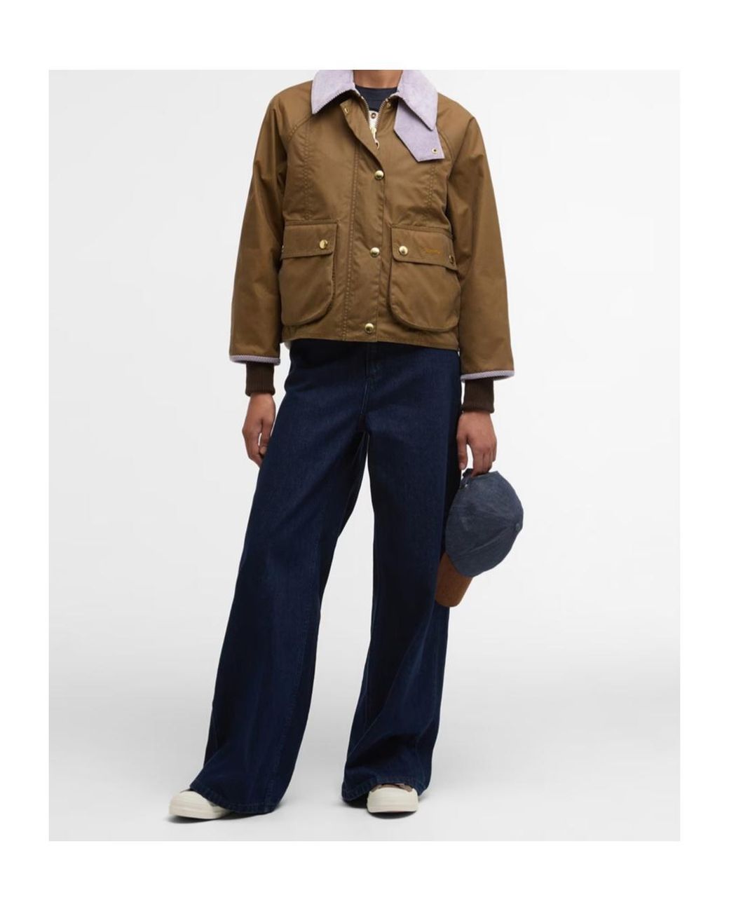 Barbour Brown B.Li Crop Beadnell Ld63