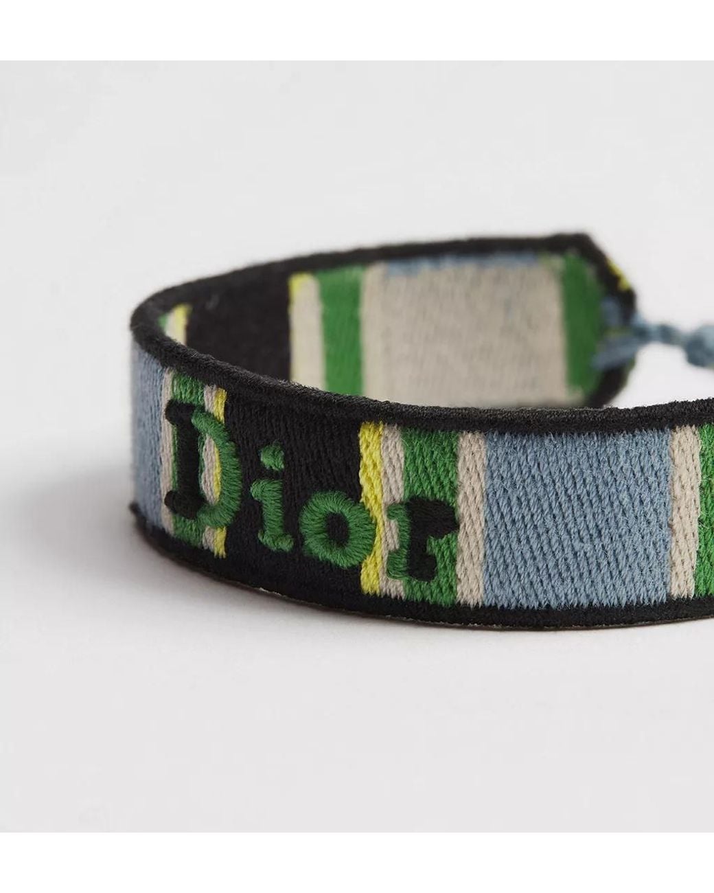 Dior Multicolor Iviera Sun Stripes Bracelet for men