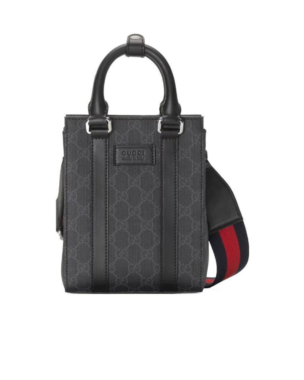 Gucci Black Gg Supreme Tote Bag for men