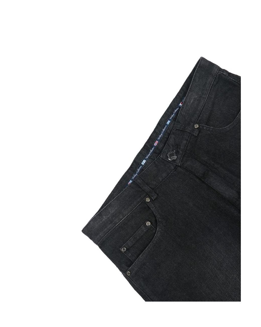 Paul & Shark Gray Logo Jeans for men