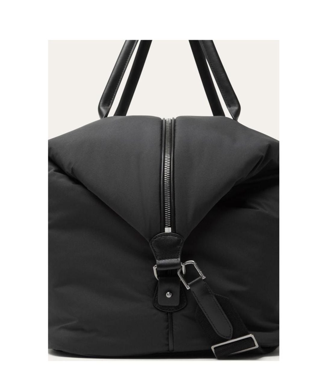 Loro Piana Black Wind Duffle Bag for men