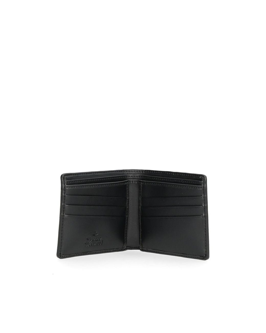 Vivienne Westwood Blue Orb-Plaque Bifold Wallet