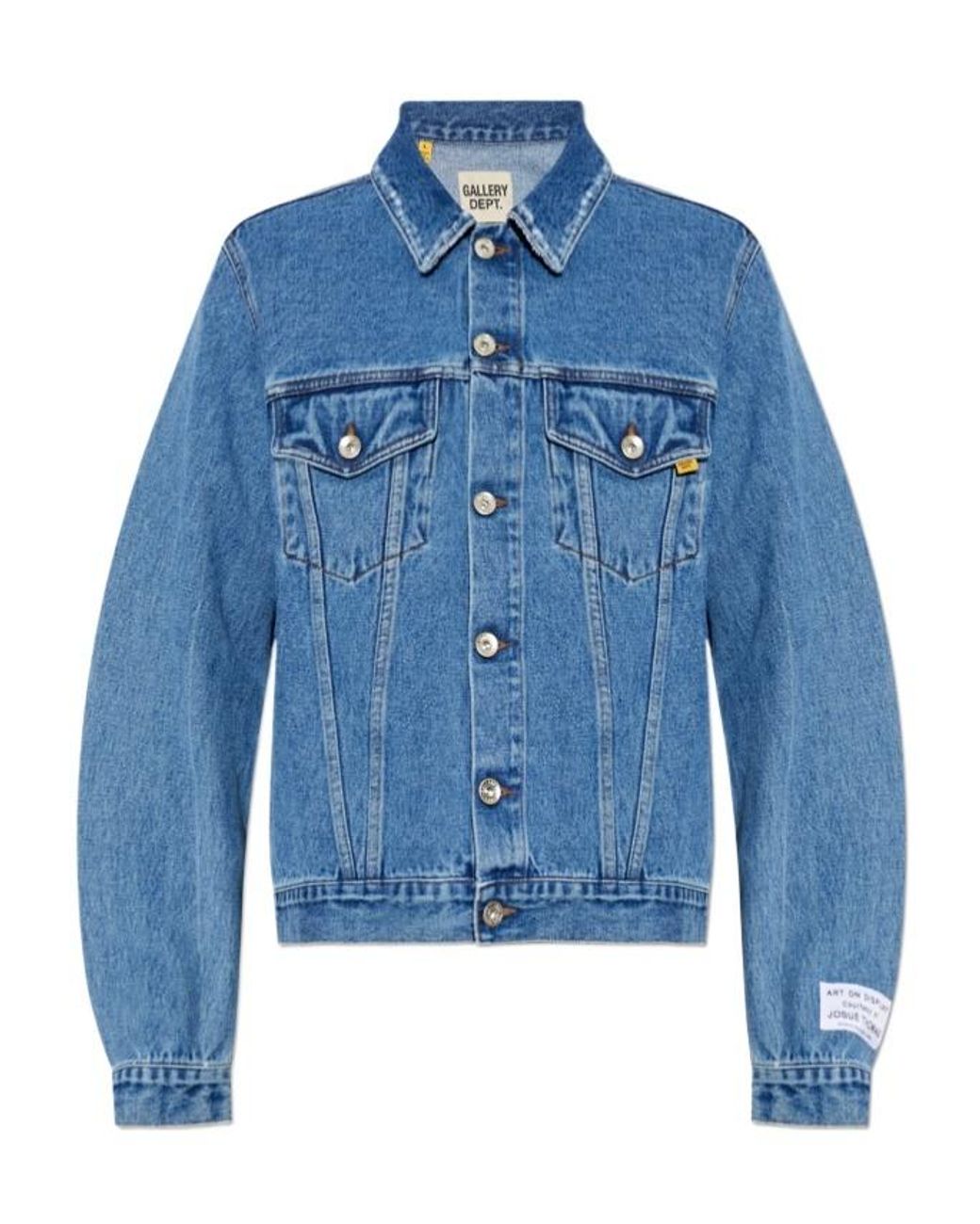 GALLERY DEPT. Blue Long-Sleeved Denim Jacket for men