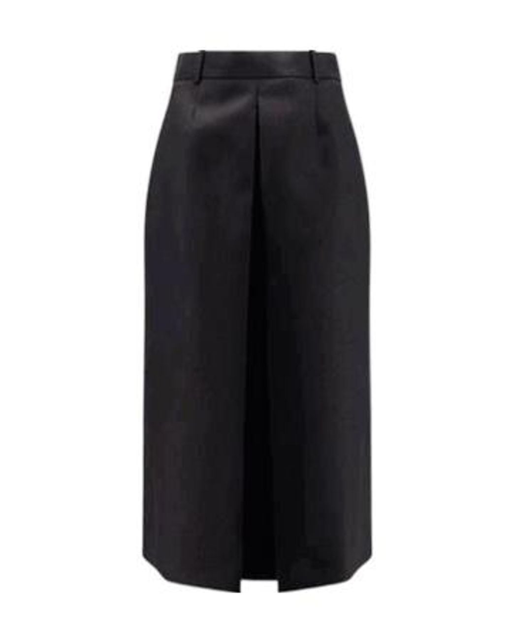 Dior Black Mid-Length Straight Skirt