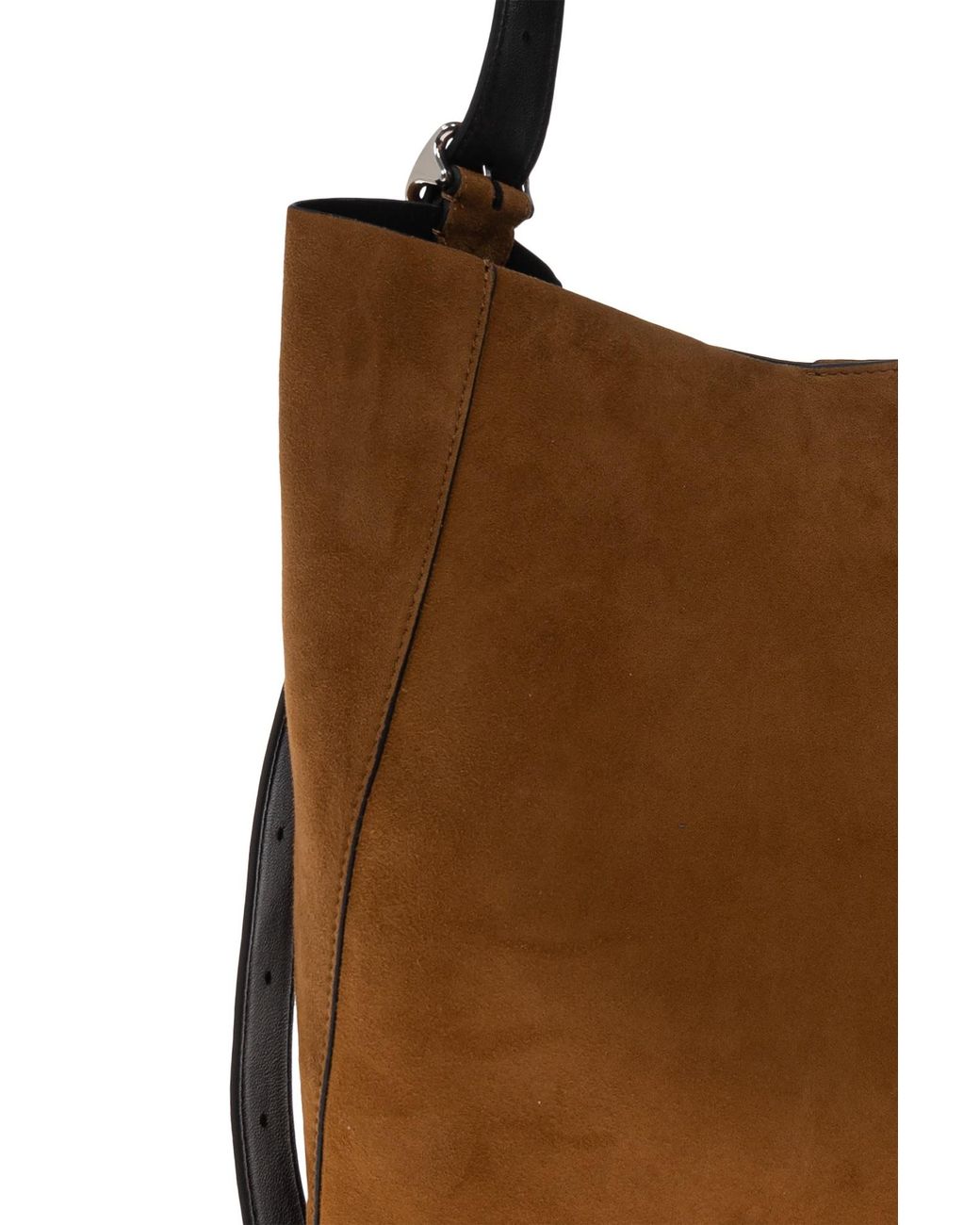 AllSaints Brown Esme Suede Tote Bag