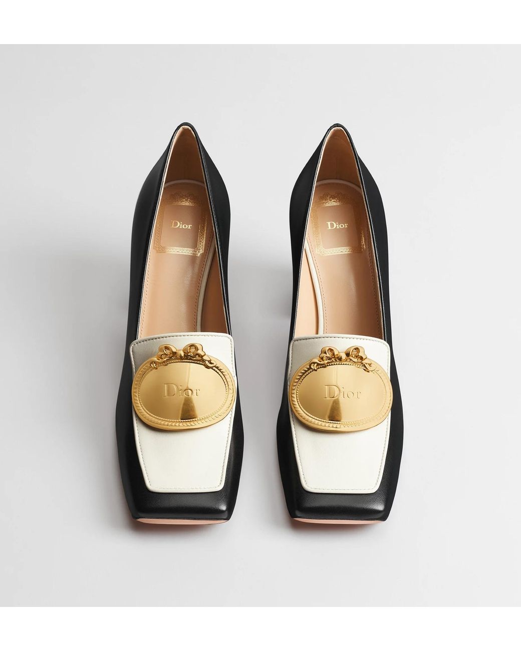 Dior Black Médaillon Buckle Pump