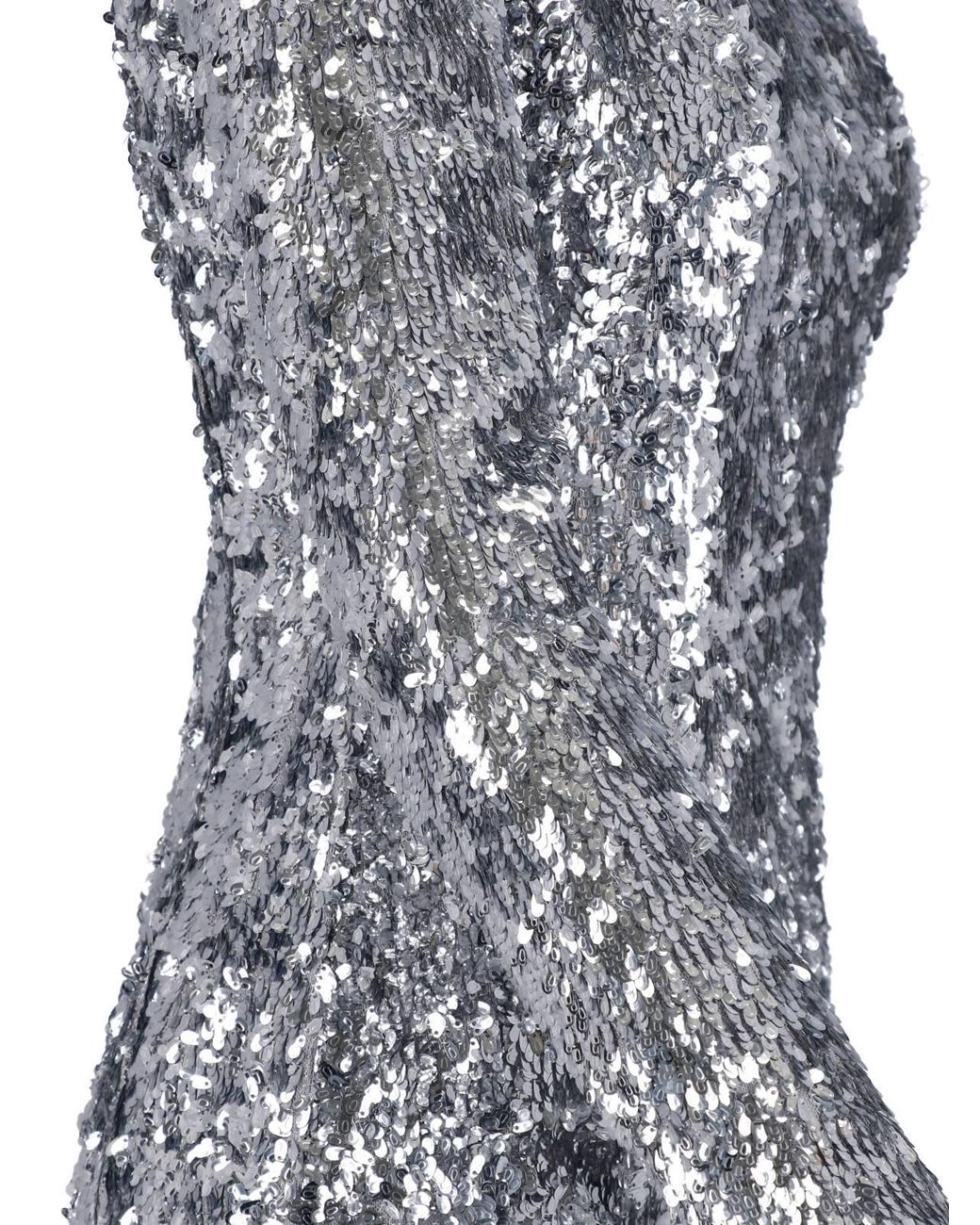 Balmain Blue Sequin Mini Dress